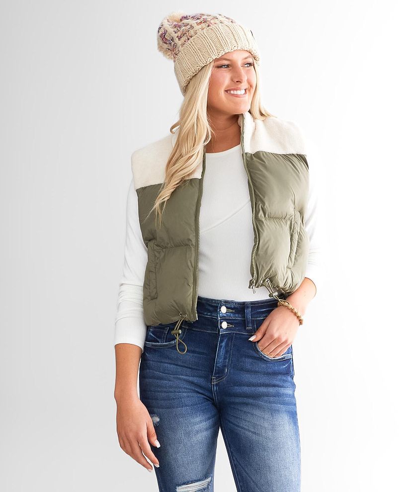 Women's Cropped Puffer Vest