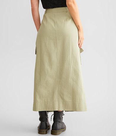 Privy Cargo Maxi Skirt BACK
