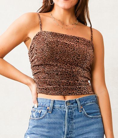 Willow &amp; Root Sparkle Cheetah Print Tank Top MISC_DETAIL_1