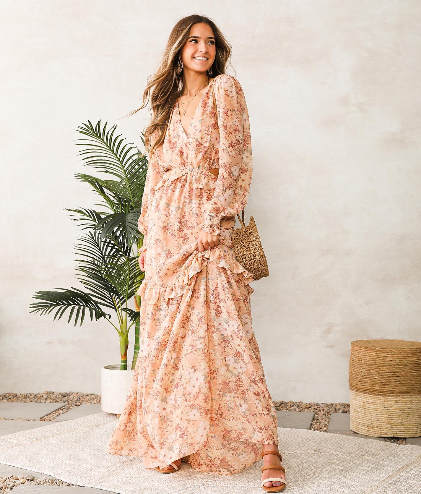 Taupe Boho Dresses