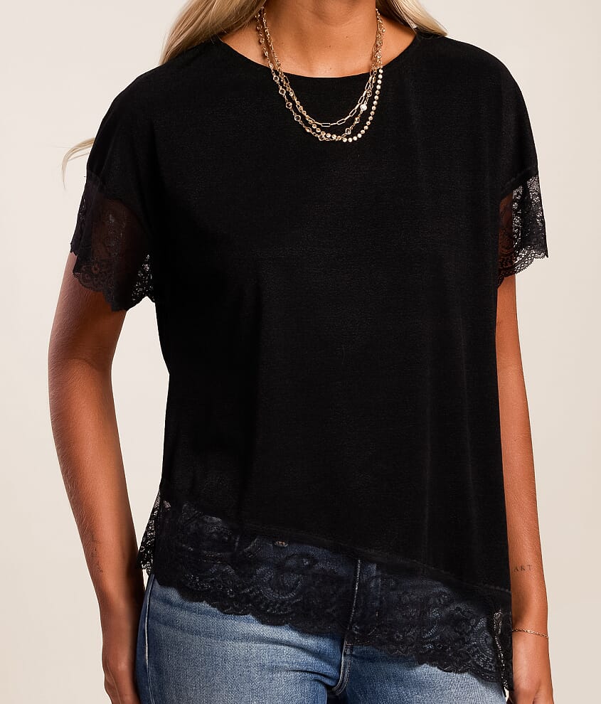 Lace Trim Top