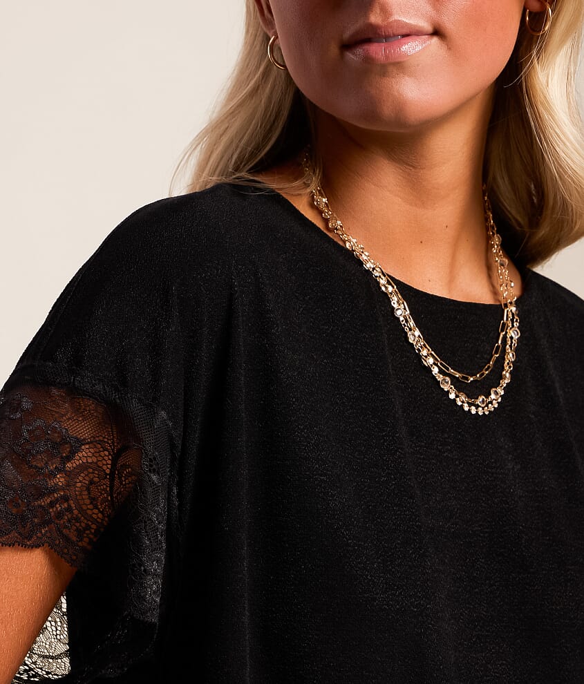 Lace Trim Top