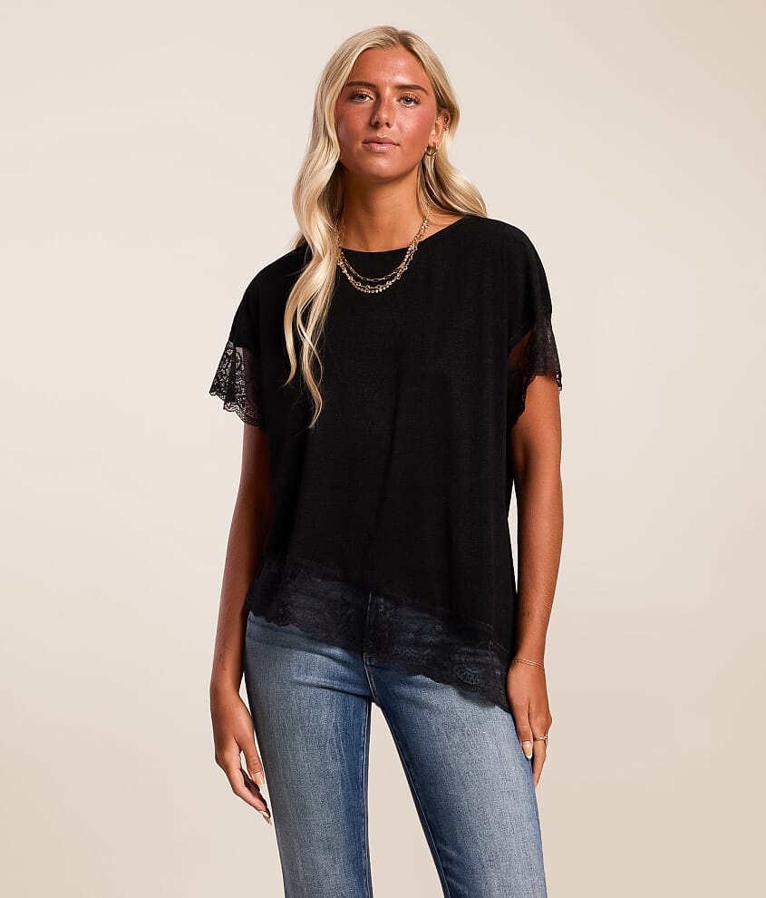 Lace Trim Top