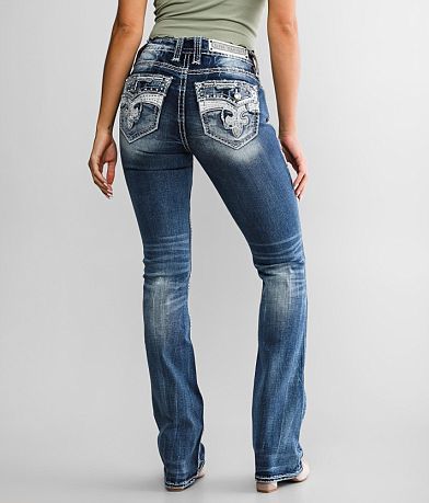 Rock Revival Kaylla Mid-Rise Boot Stretch Jean back view
