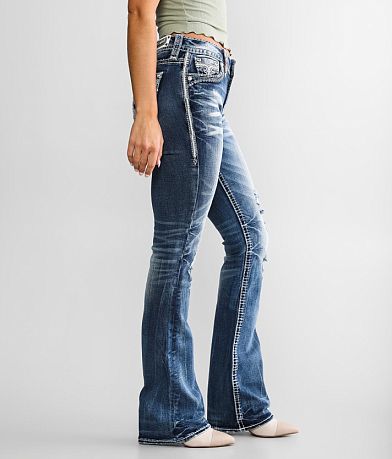 Rock Revival Kaylla Mid-Rise Boot Stretch Jean full left side view