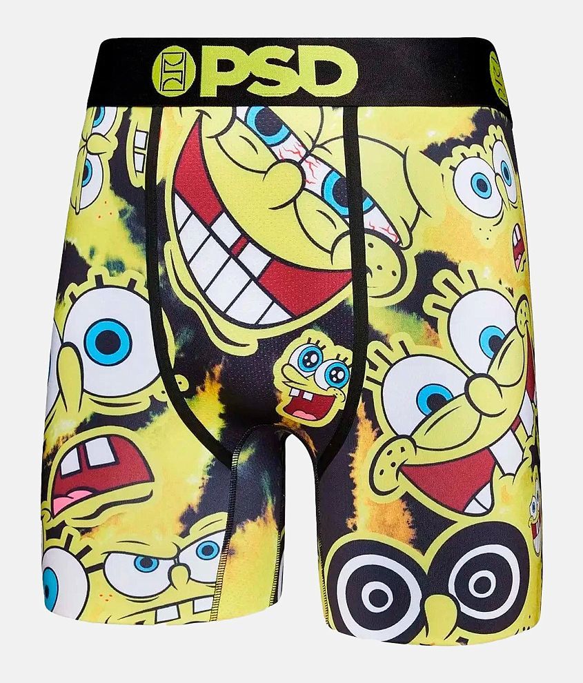 Men's Adult Spongebob Squarepants Boxer Brief Underwear 3-pack