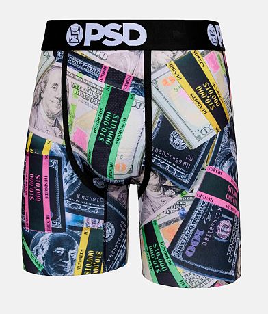 PSD Underwear Men's Get That Cheddar Boxer Brief Yellow 2X-Large