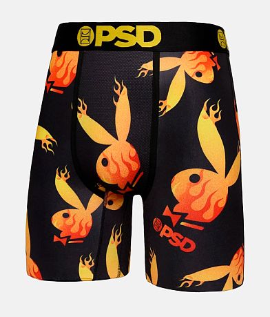 PSD Men's Multi Playboy 3-Pack Boxer Briefs, Multi, XX-Large