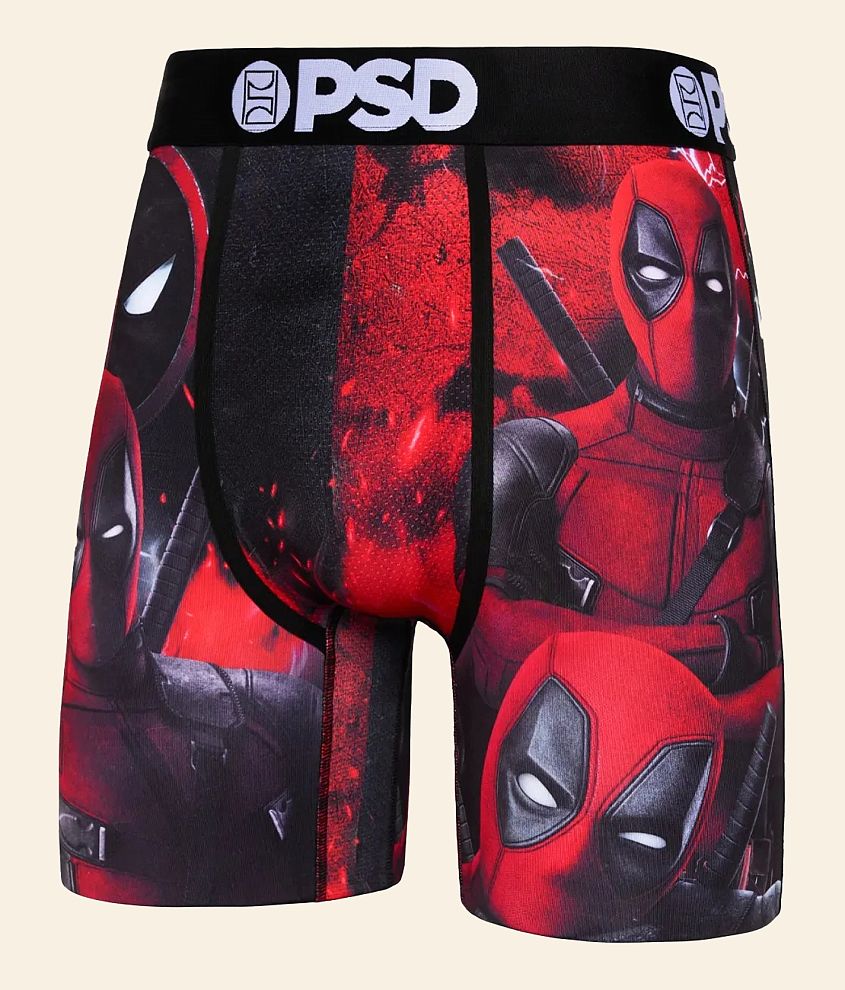 PSD Marvel Deadpool Stretch Boxer Briefs front view