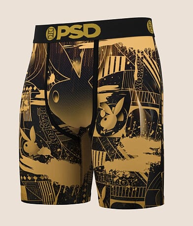 PSD Playboy Deco Stretch Boxer Briefs front view