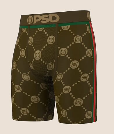 PSD Emblem Lux Stretch Boxer Briefs front view