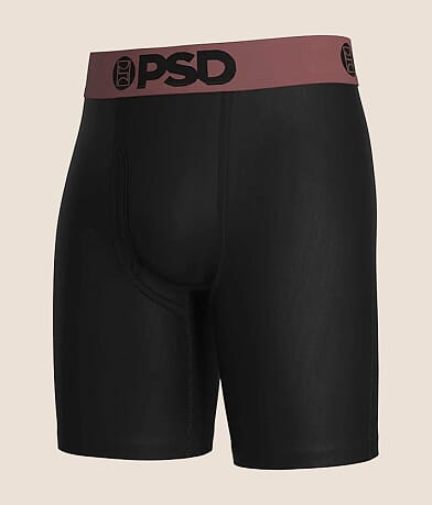 PSD Solid Luxe Stretch Boxer Briefs front view