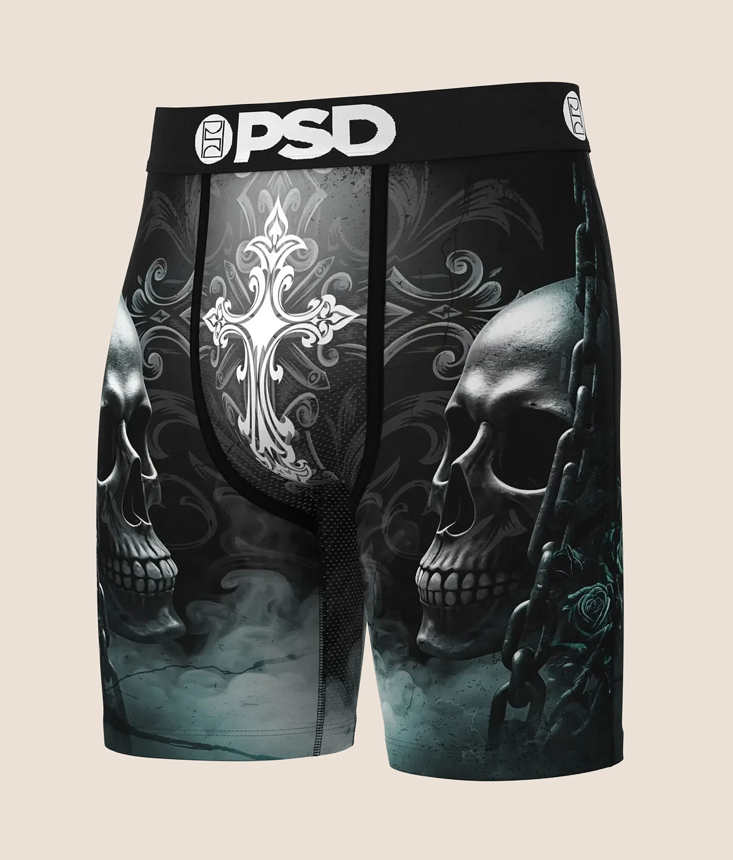 PSD Frostbit Crucifix Stretch Boxer Briefs - Men's Boxer Briefs in