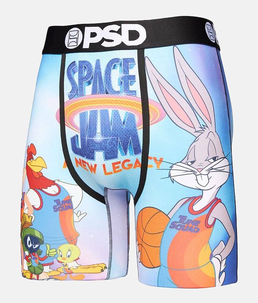 PSD Space Jam™ Stretch Boxer Briefs Men's Boxers in Blue Buckle