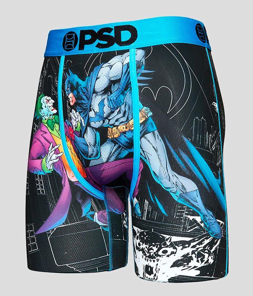 DC Comics Batman, Superman, and Joker Symbols Men's PSD Boxer