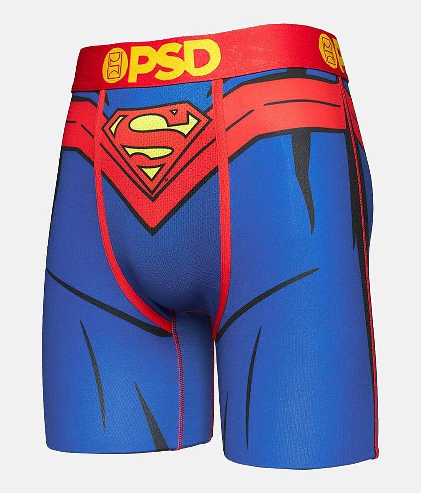 PSD DC Real Superman Stretch Boxer Briefs front view