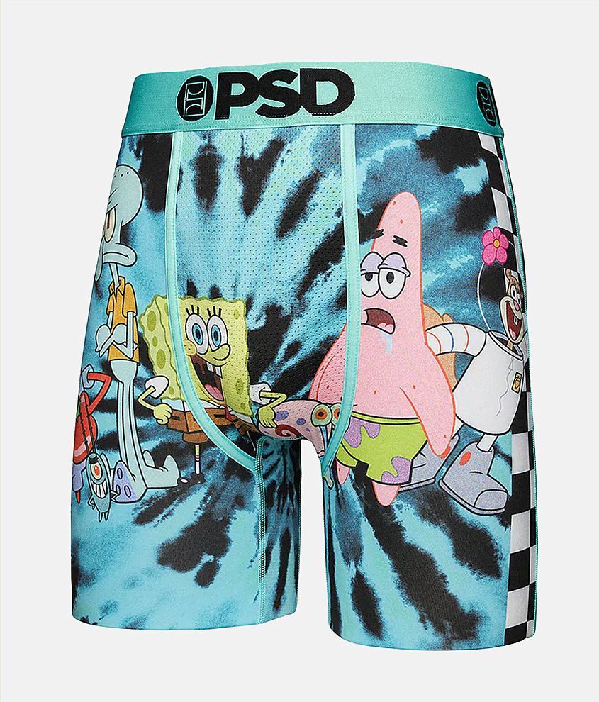 PSD SpongeBob SquarePants Stretch Boxer Briefs - Men's Boxers in Multi