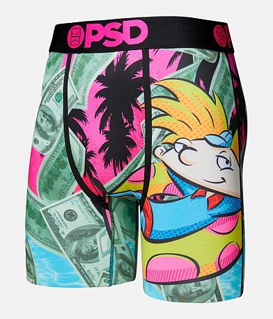 PSD Hey Arnold™ 100 Stretch Boxer Briefs front view