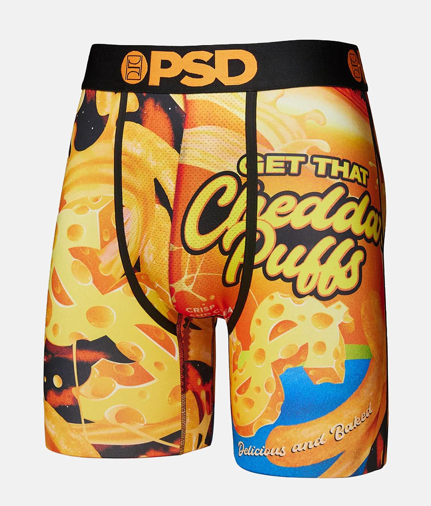 PSD Get That Cheddar Stretch Boxer Briefs - Men's Boxer Briefs in