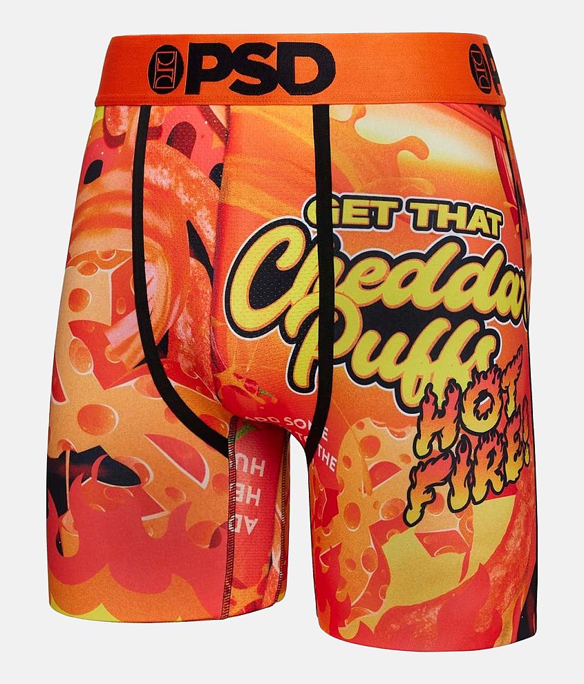 PSD Hot Cheddar Stretch Boxer Briefs - Men's Boxers in Red
