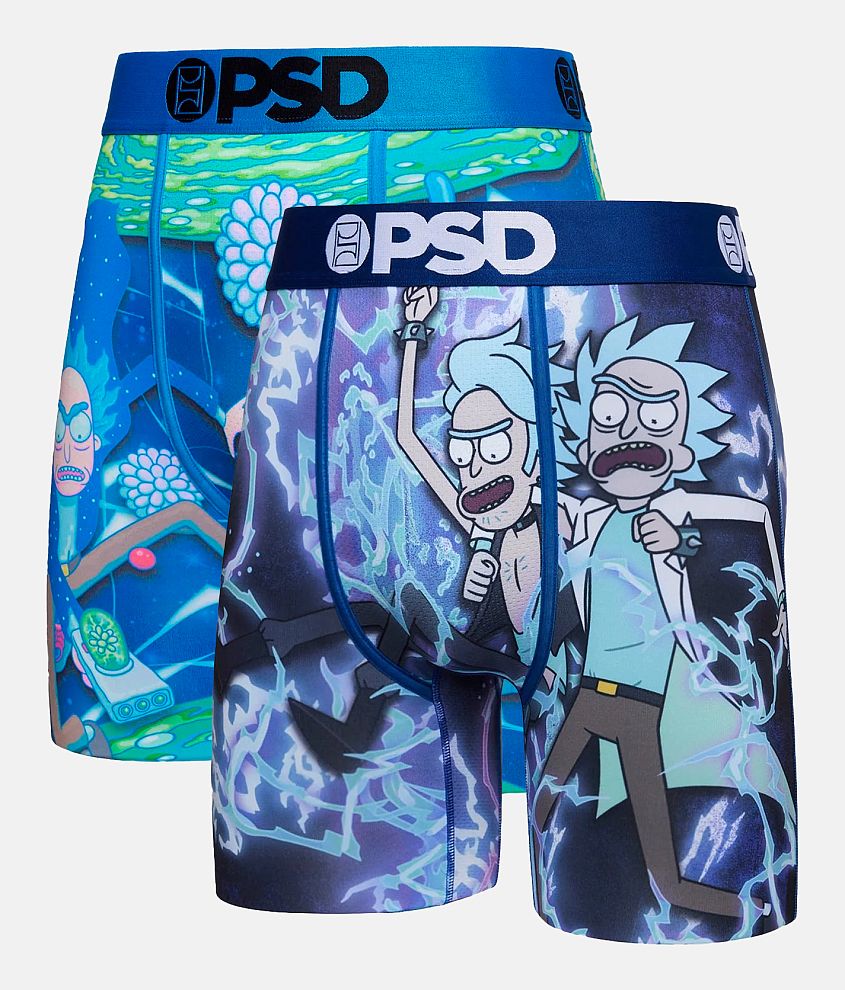PSD Men's Rick and Morty Boxer Briefs - Breathable and Supportive Men's  Underwear with Moisture-Wicking Fabric, Multi