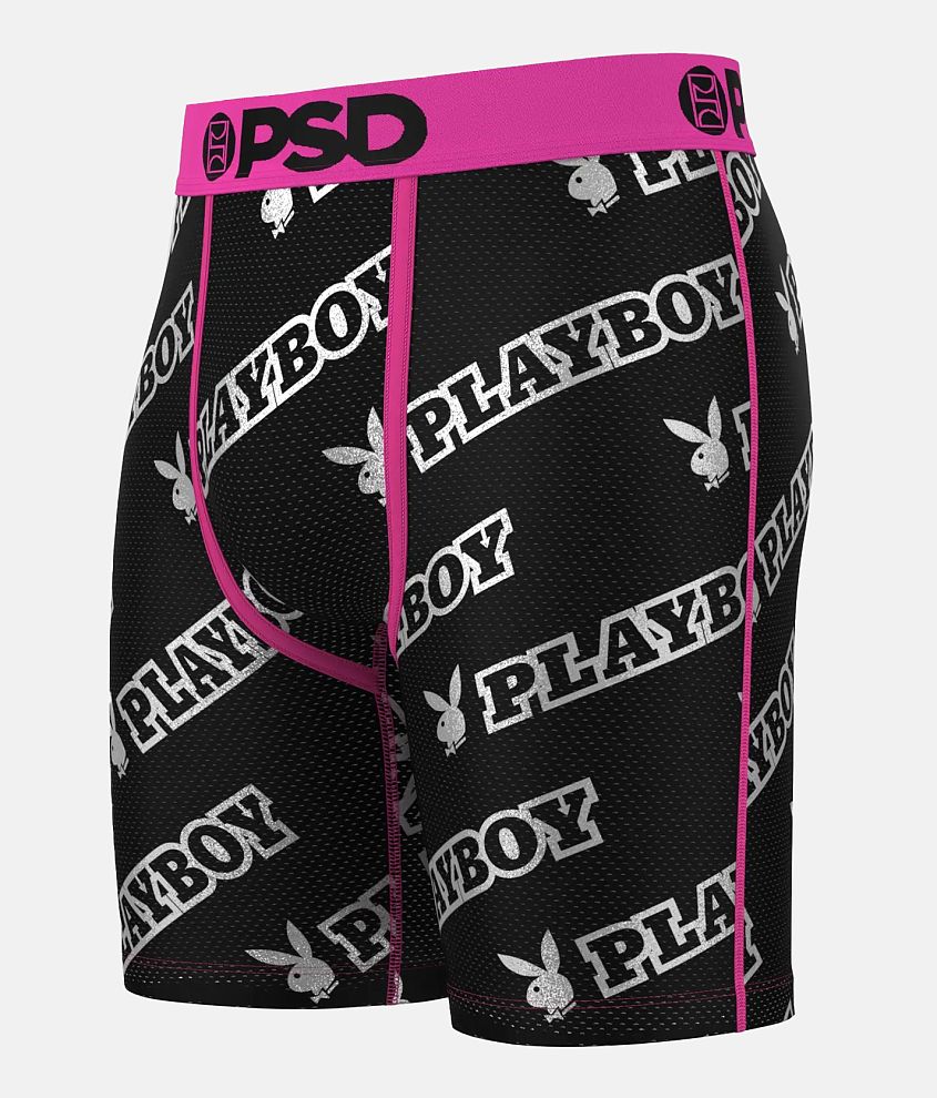 PSD Cool Mesh Playboy Gleam Stretch Boxer Briefs