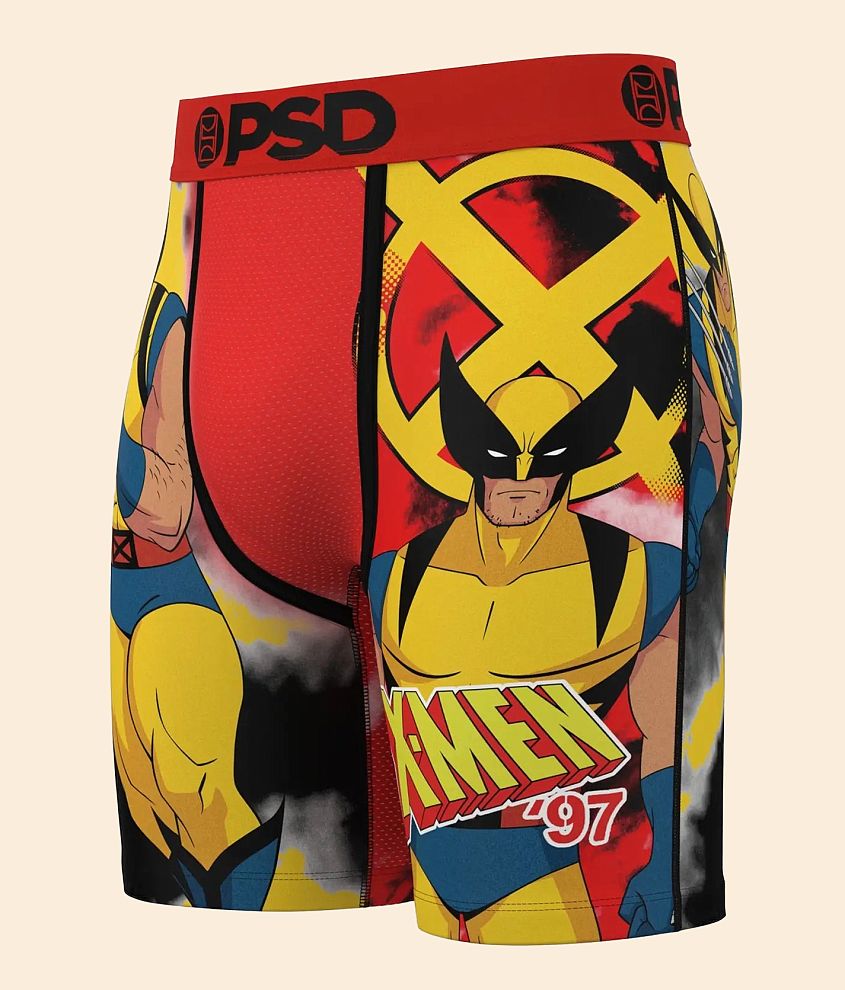 PSD Marvel Wolverine Stretch Boxer Briefs front view