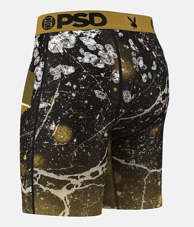 PSD Playboy Solid Gold Stretch Boxer Briefs misc detail 1 view