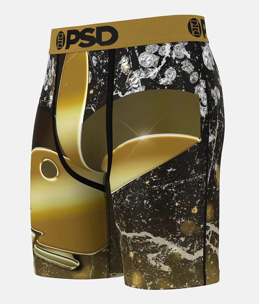 PSD Playboy Solid Gold Stretch Boxer Briefs