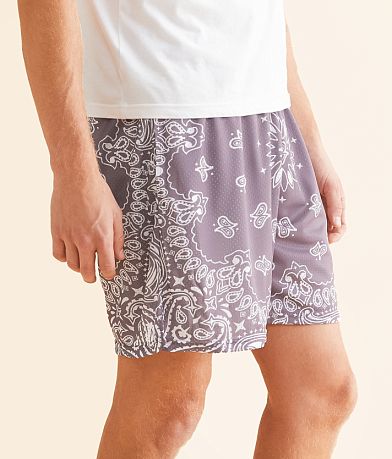 PSD Mauve Bandana Short full left side view