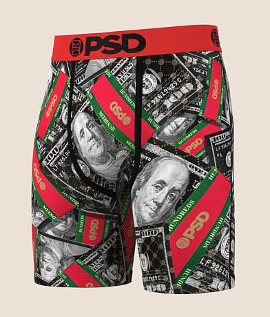 PSD Emblem Stacks Stretch Boxer Briefs front view