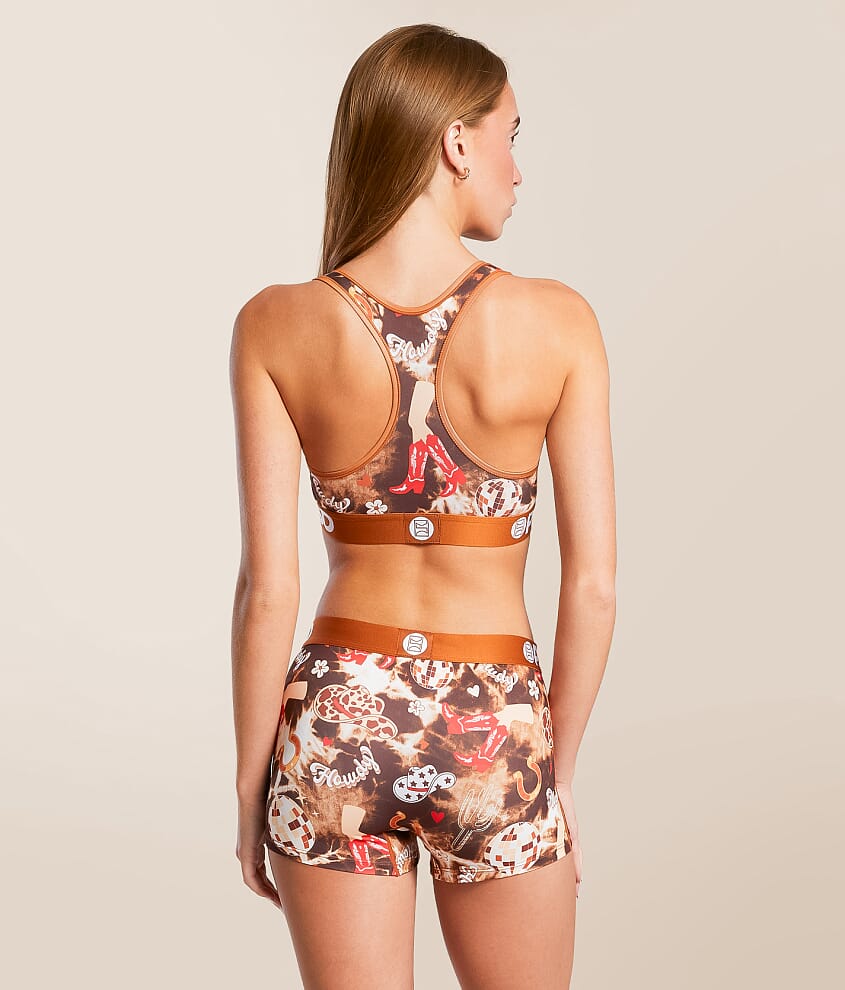 Disco Cowgirl Stretch Sports Bra - thumbnail 2