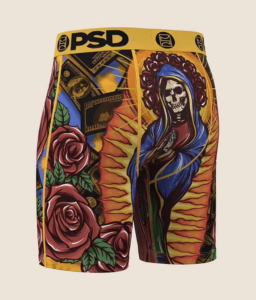 Santa Muerte Stretch Boxer Briefs