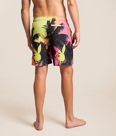 Playboy Beach Club Stretch Swim Trunks thumbnail 4