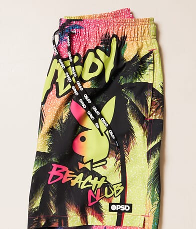Playboy Beach Club Stretch Swim Trunks thumbnail 6