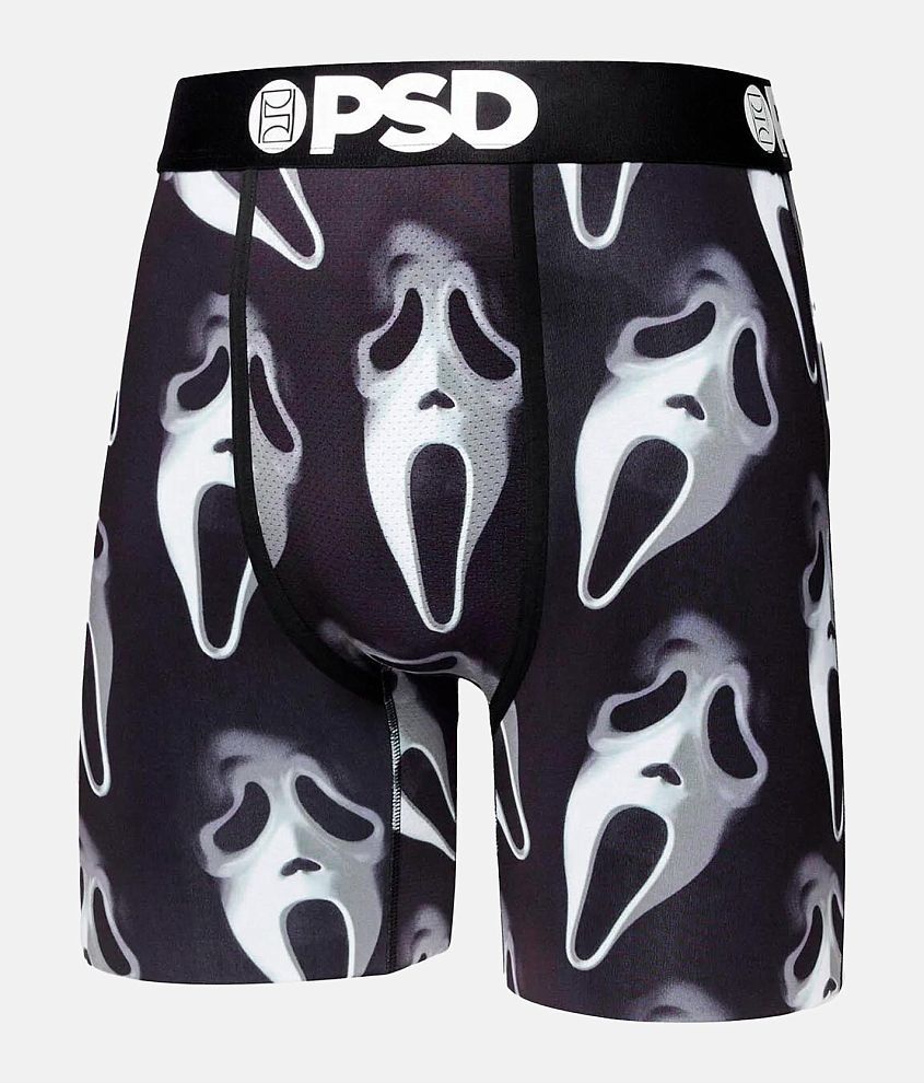 PSD x Ghost Face All Over Black Boxer Briefs