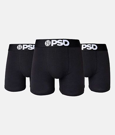 PSD 3 Pack Classic Cotton Stretch Boxer Briefs front view