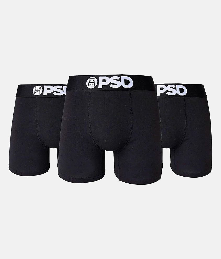 PSD Men's Monogram Luxe 3-Pack Boxer Briefs, Multi, S at  Men's  Clothing store