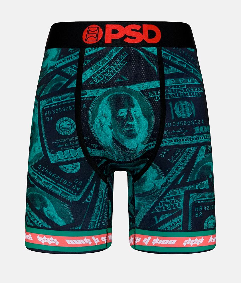 PSD Green Money Stretch Boxer Briefs - Men's Boxers in Multi