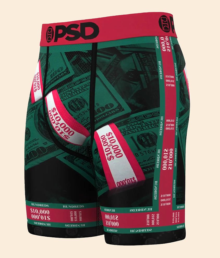 PSD Luxe Money Sport Stretch Boxer Briefs front view