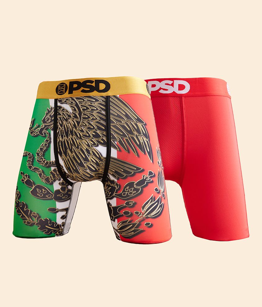 PSD 2 Pack Deagle Red Stretch Boxer Briefs front view