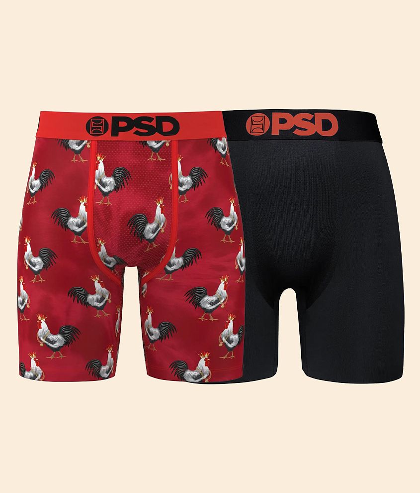 PSD 2 Pack Cocky AF Stretch Boxer Briefs front view