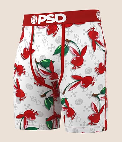 PSD Playboy Cherry Lux Stretch Boxer Briefs front view
