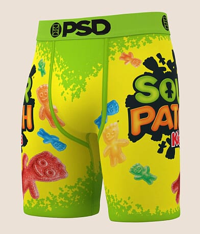 PSD Sour Patch Kids Stretch Boxer Briefs front view
