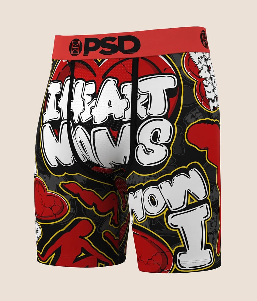 PSD ILY Mom Stretch Boxer Briefs - Men's Boxer Briefs in Multi