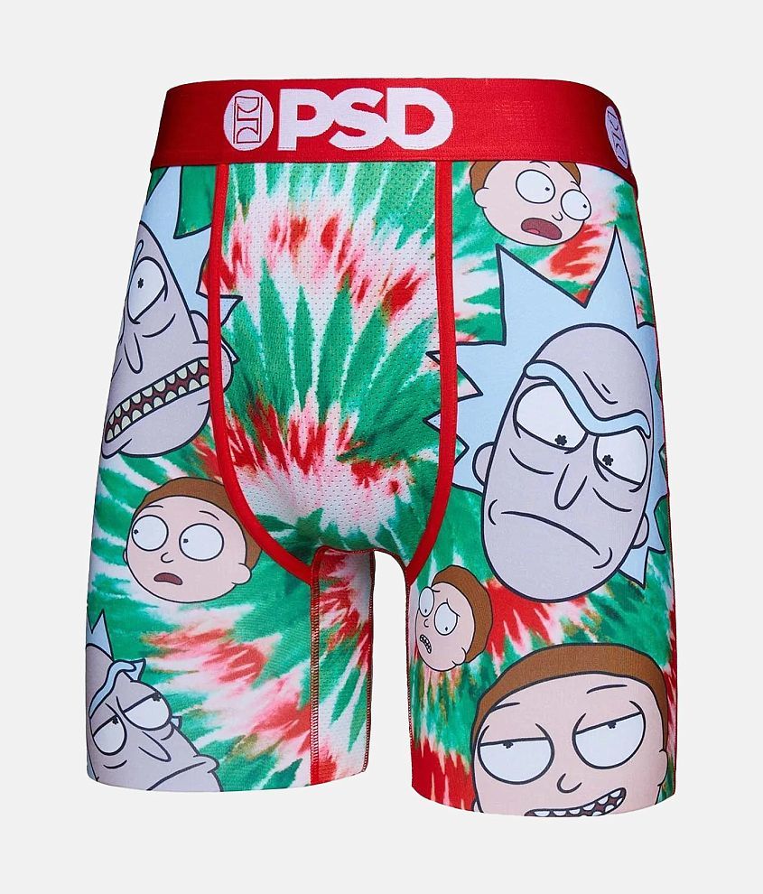 PSD x Rick And Morty Pastel Warp Mens Boxer Briefs - MULTI