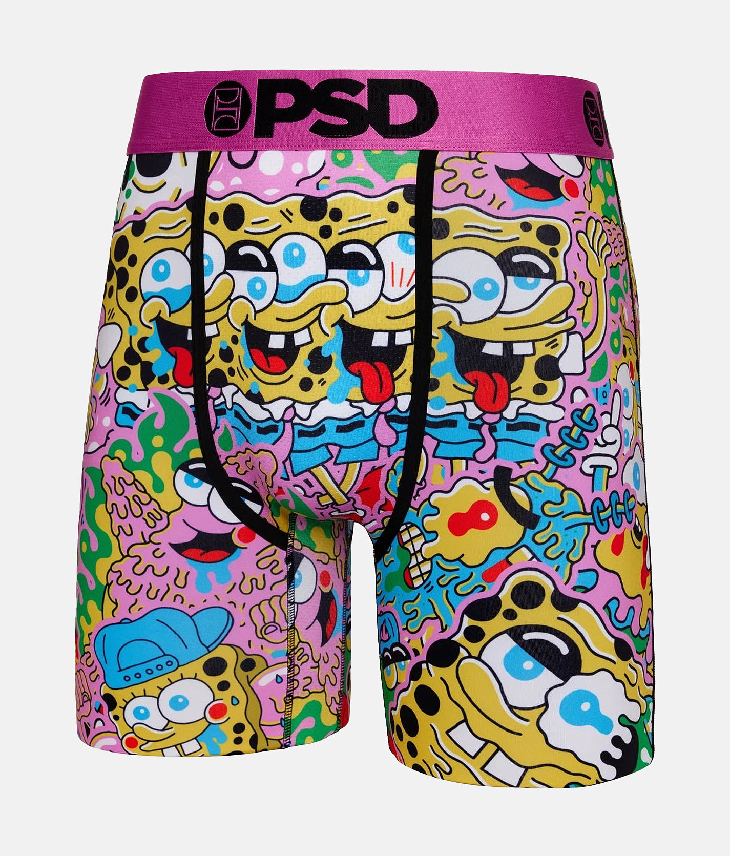 PSD Spongebob Krusty Pants Stretch Boxer Briefs - Men's Boxers in Multi