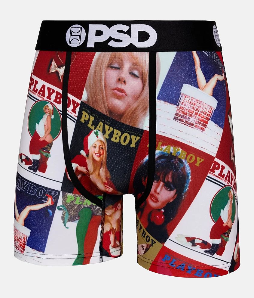 PSD Playboy Prelude 2 Pack Stretch Boxer Briefs - Men's Boxers in Multi
