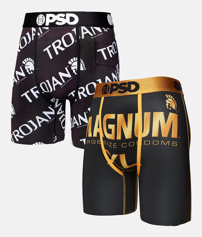 Trojan Man Condom Symbol Men's PSD Boxer Briefs-XLarge (40-42) 