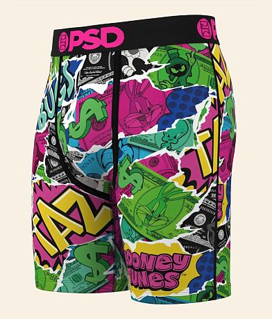PSD Looney Tunes™ Money Stretch Boxer Briefs front view